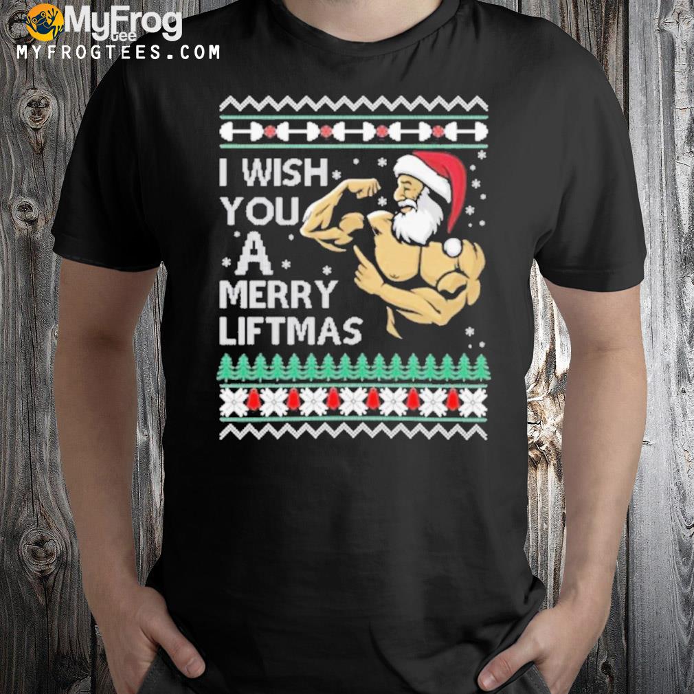 Santa Fitness Workout Christmas Shirt