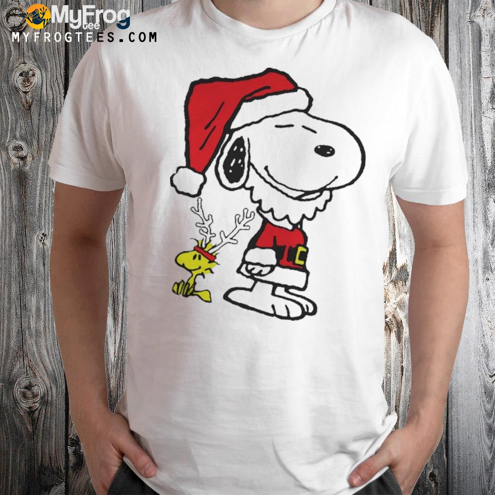 Snoopy Woodstock Christmas Santa Shirt