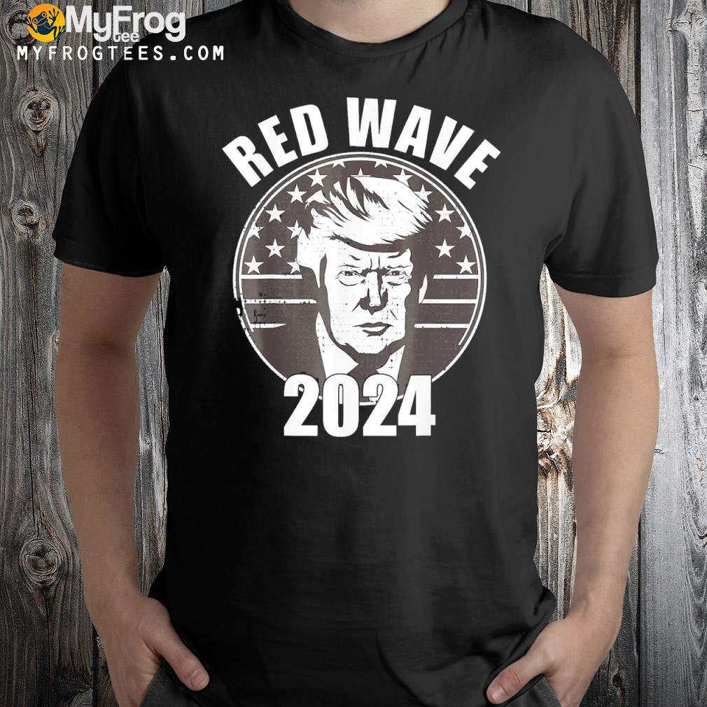 Trump 2024 red wave Ugly Christmas sweatshirt