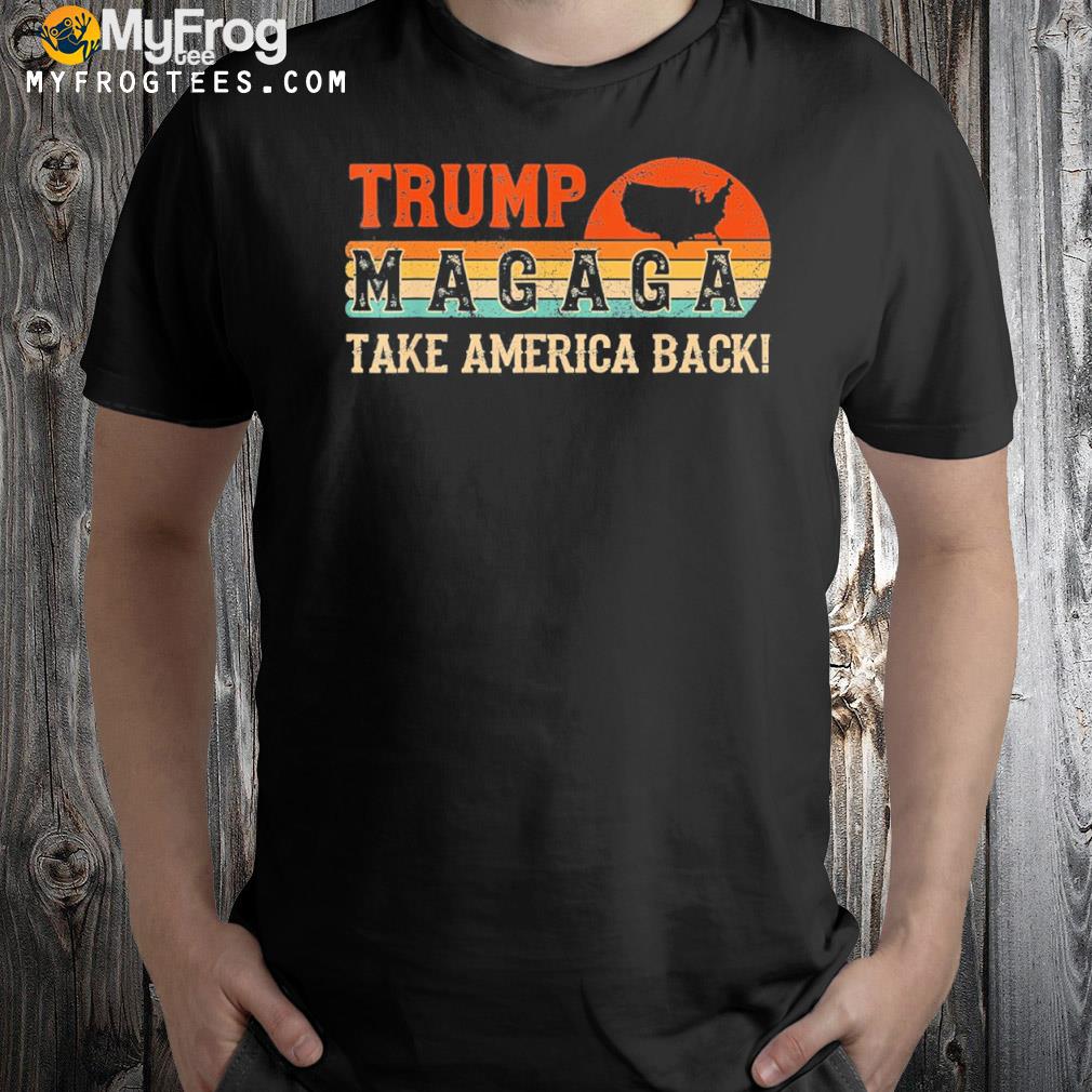 Trump magaga take America back bald eagle Trump 2024 magaga shirt