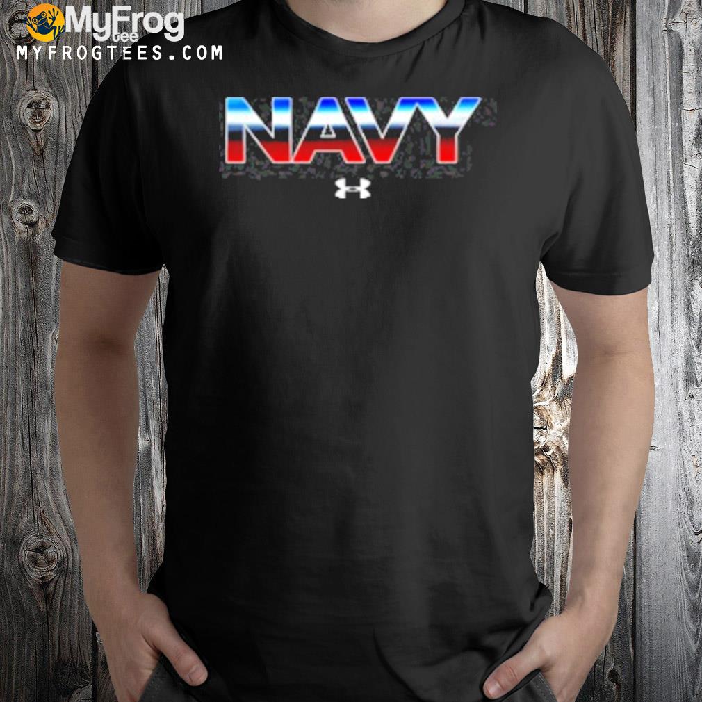 Under armour navy navy midshipmen 2022 special games nasa shirt