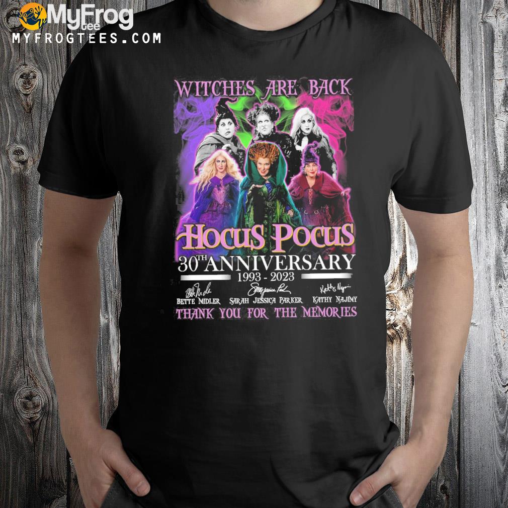 Witches are back hocus pocus 30th anniversary 1993-2023 thank you for the memories Ugly Christmas sweatshirt
