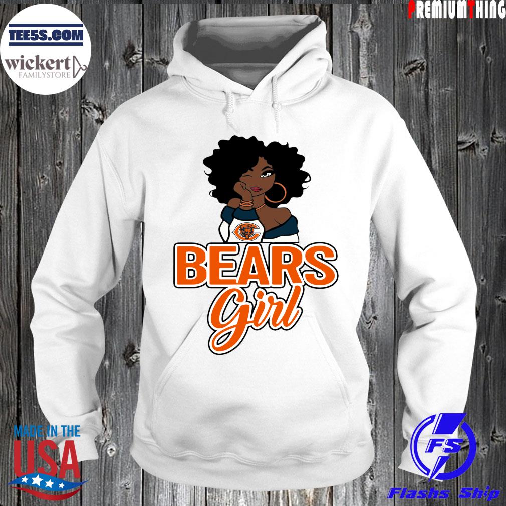 Women Chicago Bears Girl Shirt Hoodie