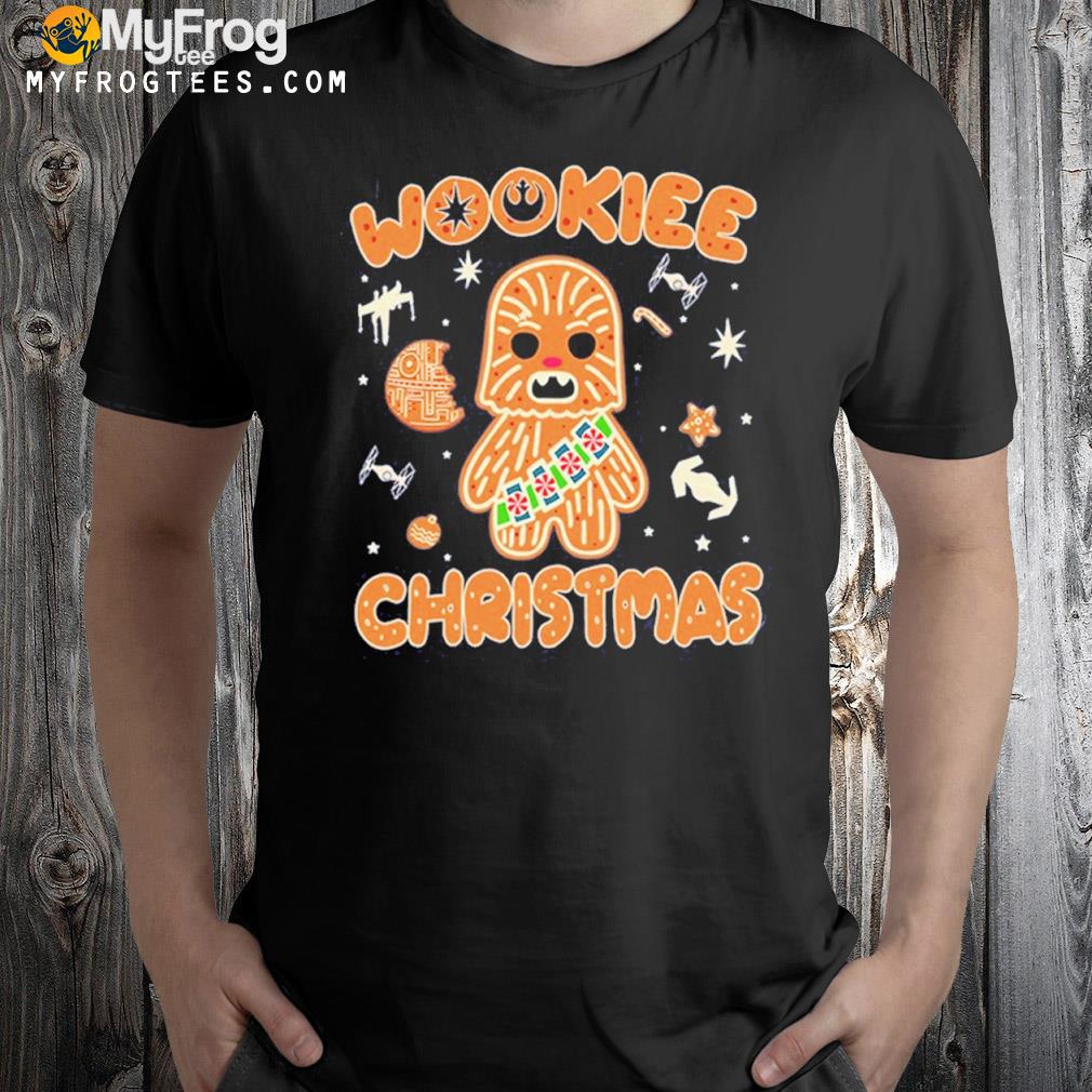 Wookiee Christmas gingerbread chewie Christmas for kids and adult shirt