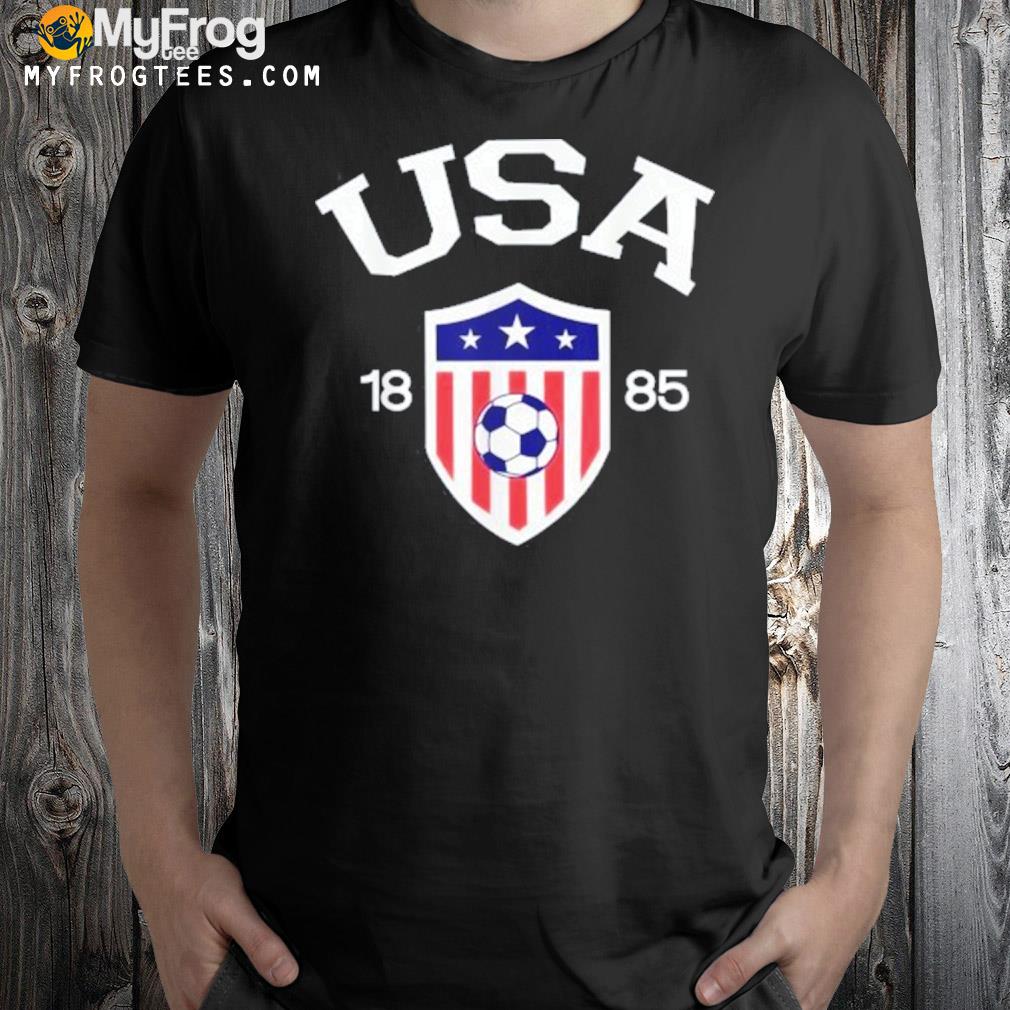 World Cup USA Soccer 1885 American Flag Football Shirt