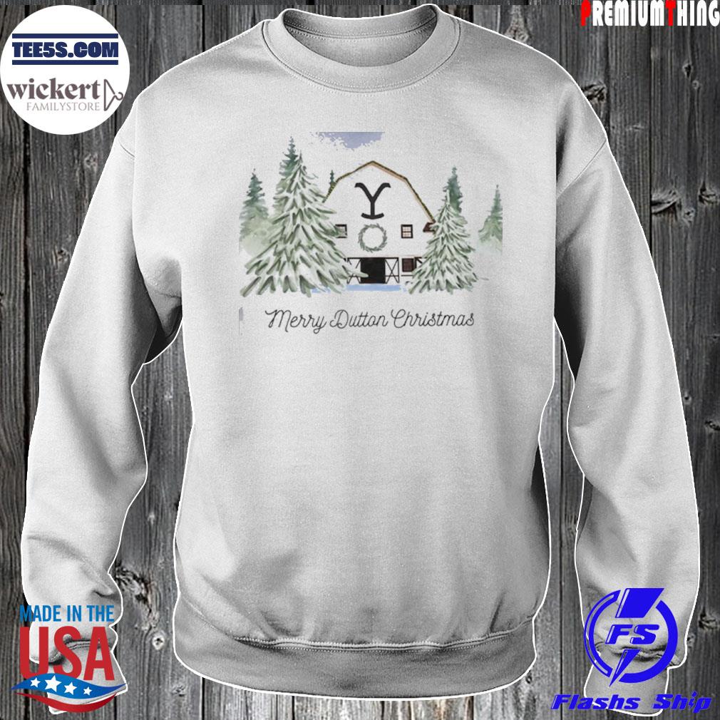 Yellowstone Merry Dutton Ranch Christmas T-Shirt Sweater