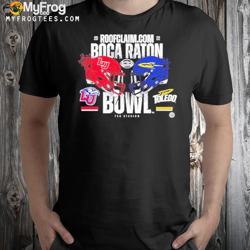 2022 Boca Raton Bowl Liberty Flames and Toledo Rockets T-shirt