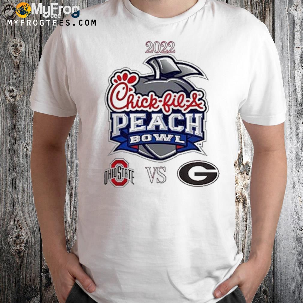 2022 Peach Bowl Ohio State University Buckeyes vs Georgia Bulldogs T-shirt