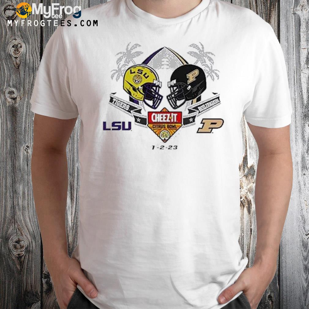2023 Citrus Bowl LSU Tigers vs Purdue Boilermakers 1-2-23 T-shirt