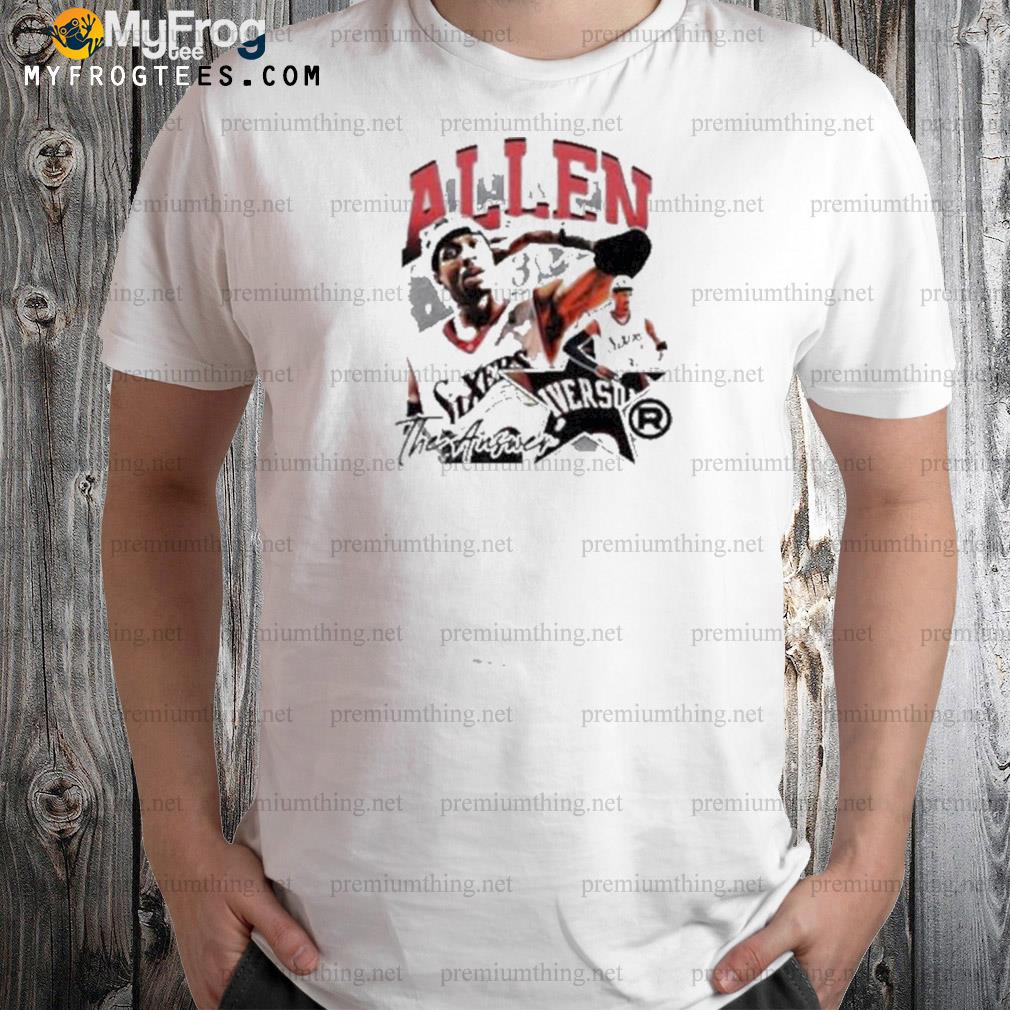 Allen Iverson the answer travis scott astroworld shirt
