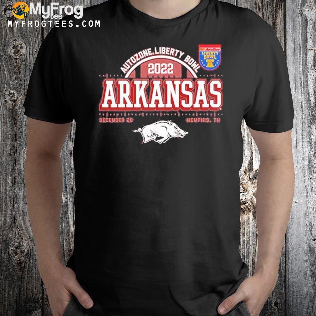 Arkansas Razorbacks Football 2022 Autozone Liberty Bowl shirt