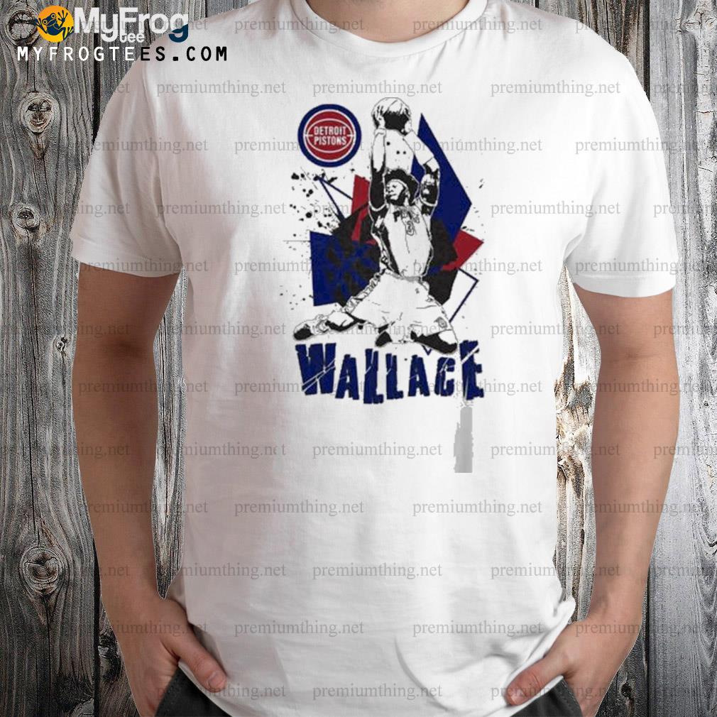 Ben Wallace detroit pistons mitchell and ness suite sensations player shirt