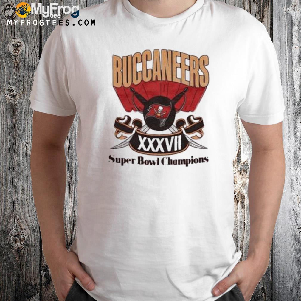 Buccaneers super bowl xxxviI champs shirt