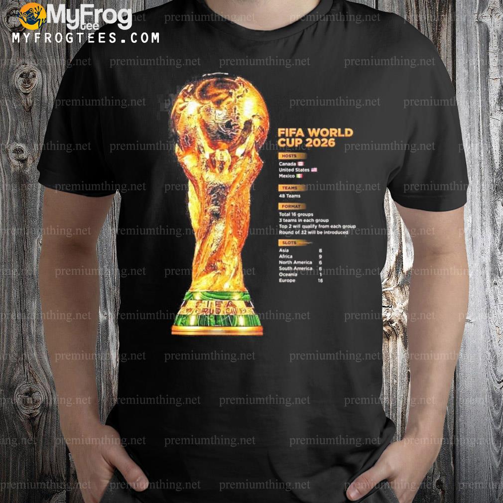 FIFA World Cup 2026 With 3 Hosts And 48 National Teams Best T-Shirt