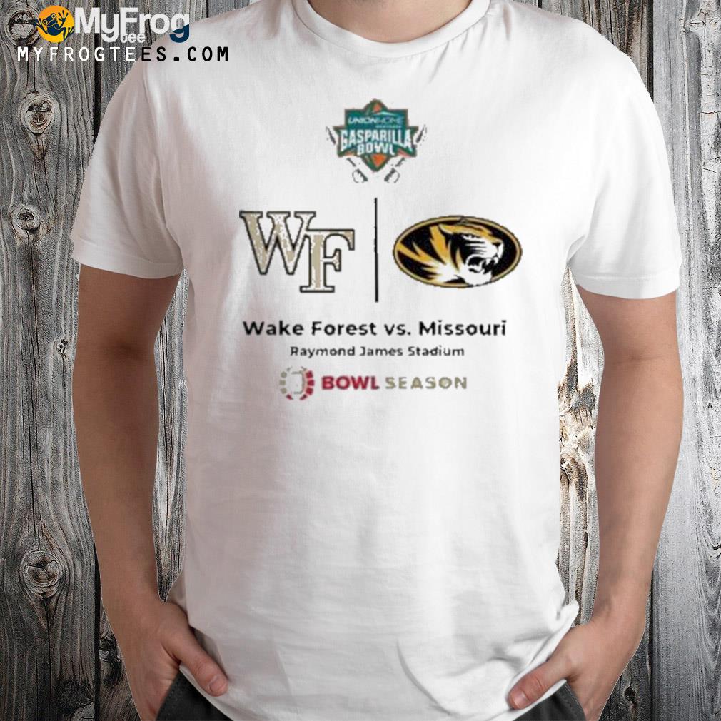 Gasparilla bowl wake forest vs Missouri Raymond James stadium bowl season t-shirt