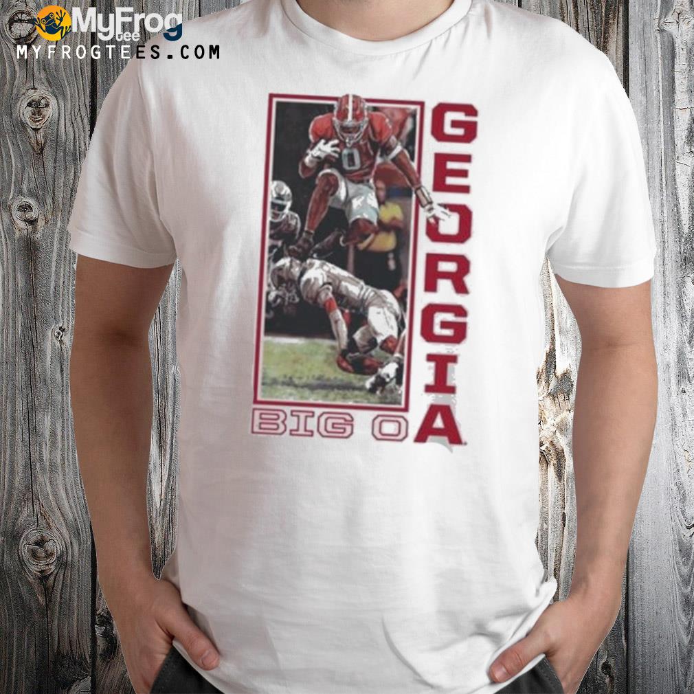 Georgia Bulldogs darnell Washington hurdle shirt
