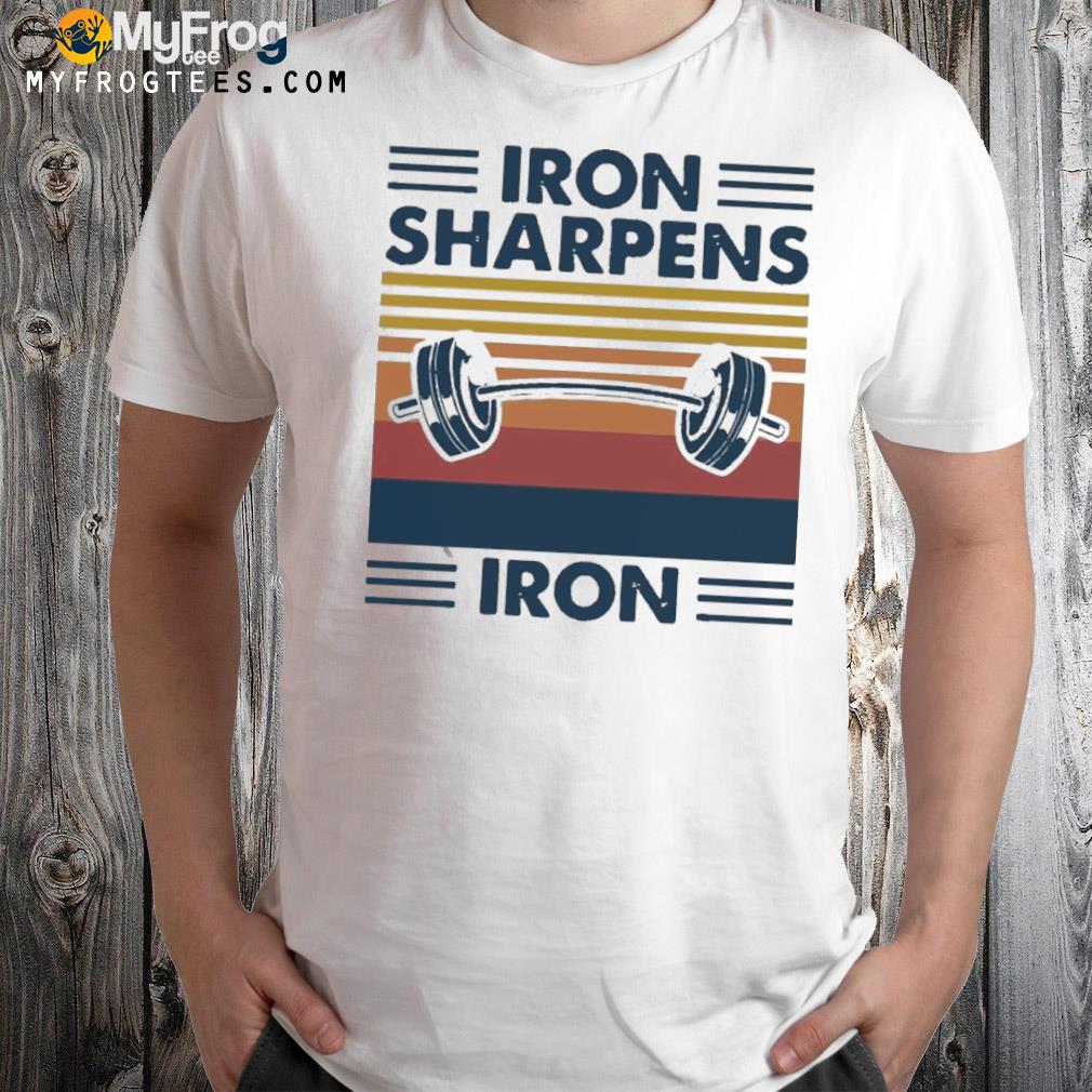Iron Sharpens Iron Weight Lifting Shirt