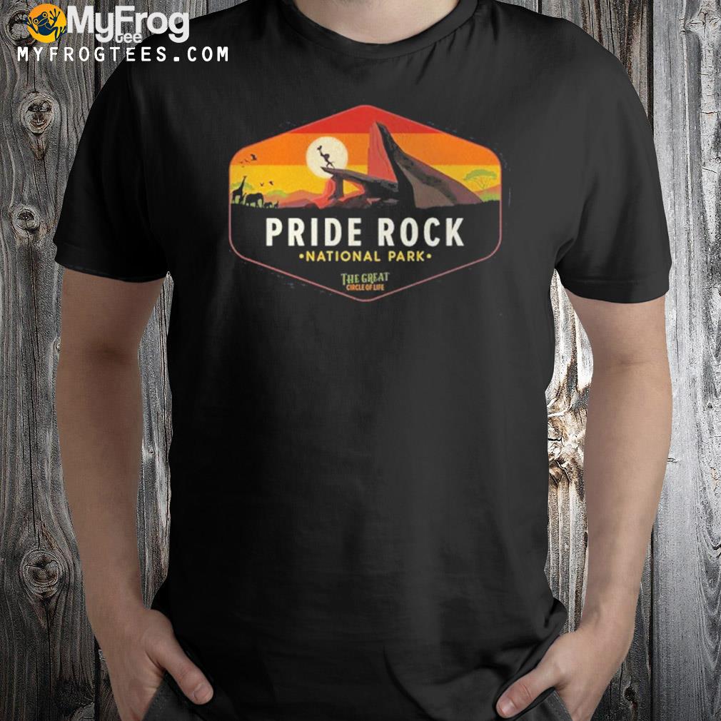 Lion king disney pride rock national park shirt