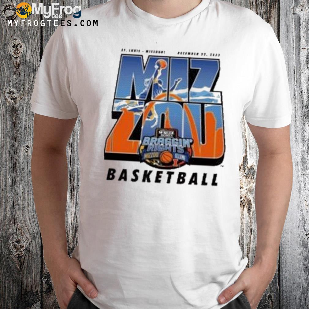 Mizzou Tigers Vs Illinois Braggin’ Rights Basketball Dec 22 2022 T-Shirt