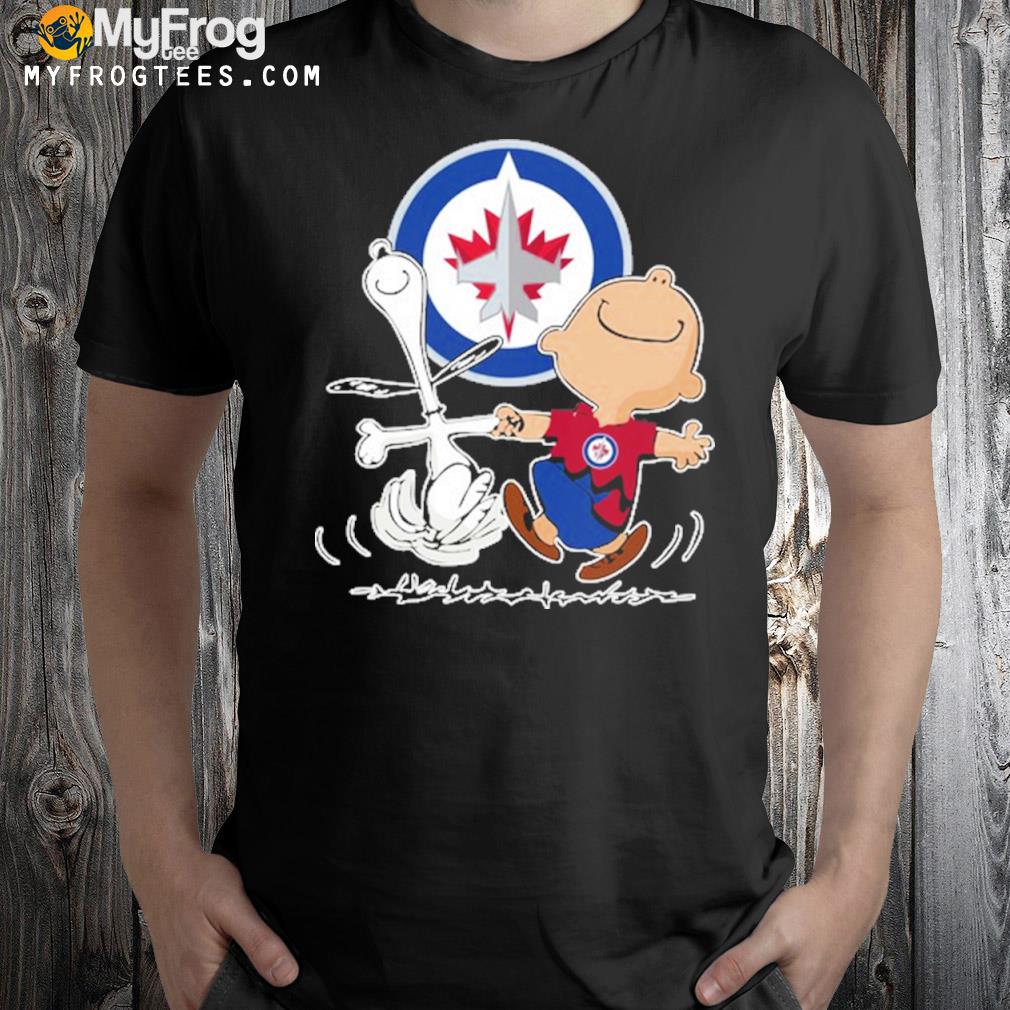 NHL Winnipeg Jets Charlie Brown Snoopy Shirt