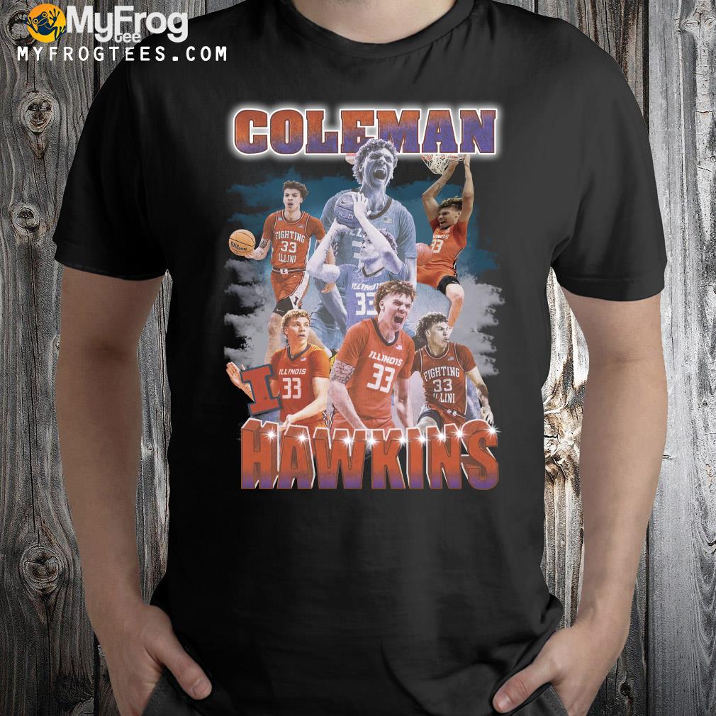 Official Coleman Hawkins 90's The Illini Store T-Shirt