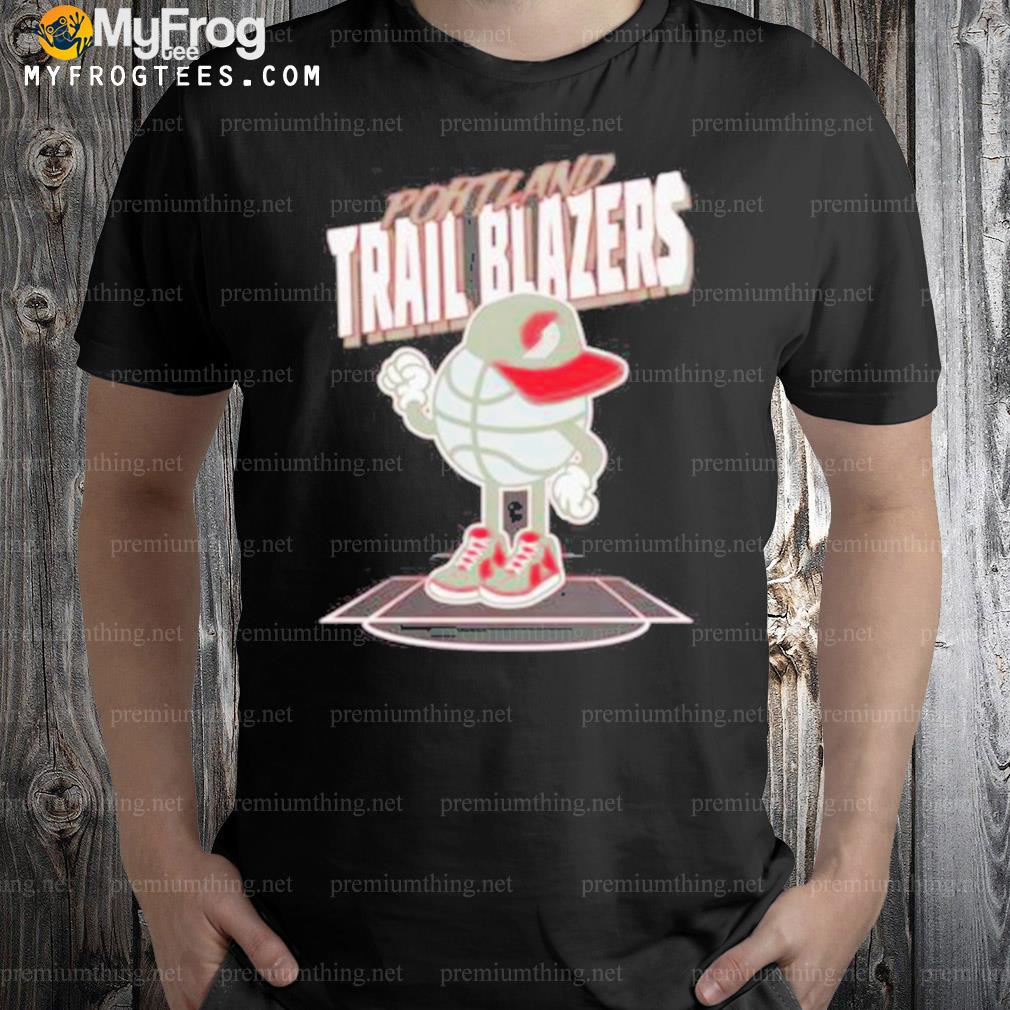 Portland trail blazers toddler mr dribble shirt