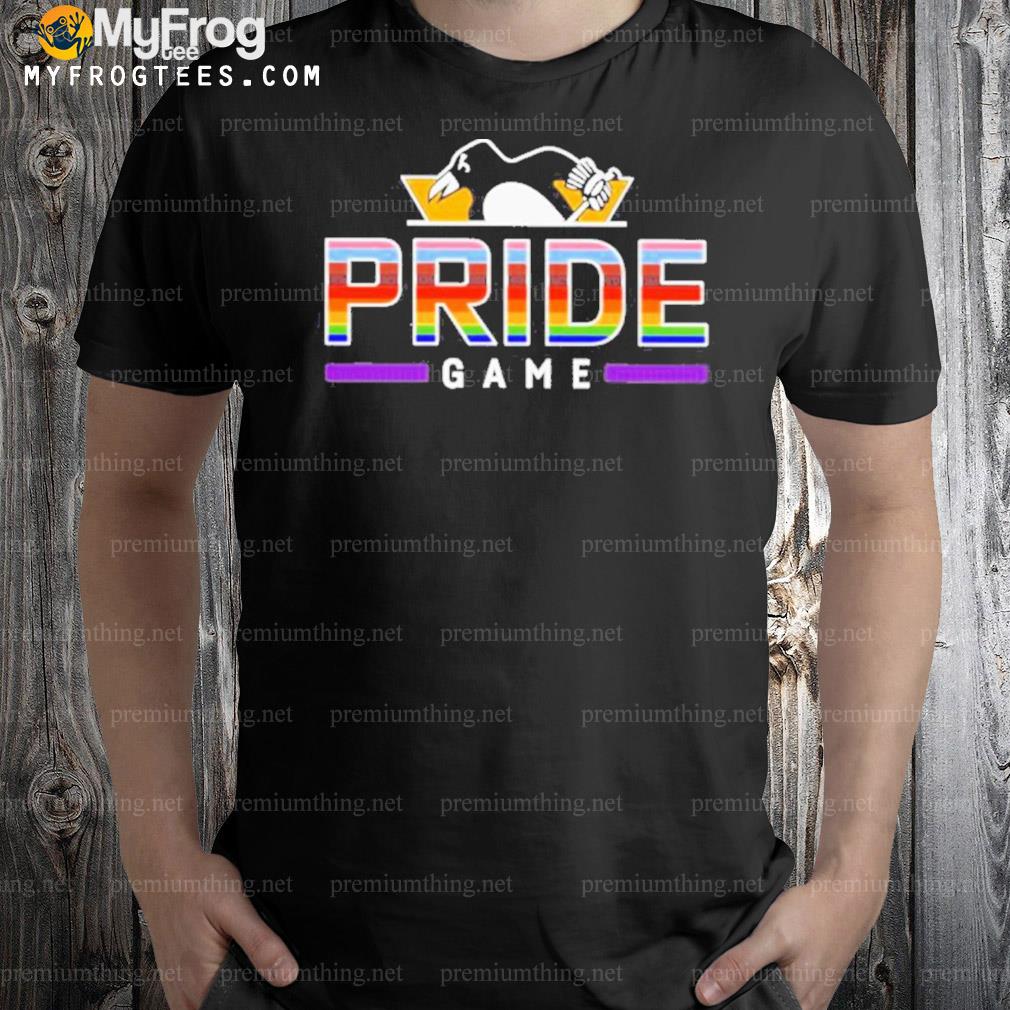 Pride game Pittsburgh penguins shirt