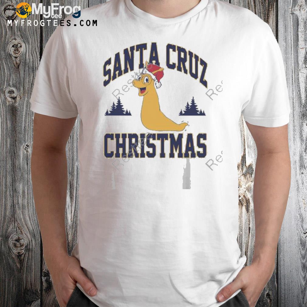 Santa cruz Christmas t-shirt