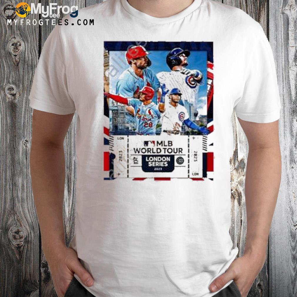 St Louis Cardinals vs Chicago Cubs mlb world tour london series 2023 t-shirt
