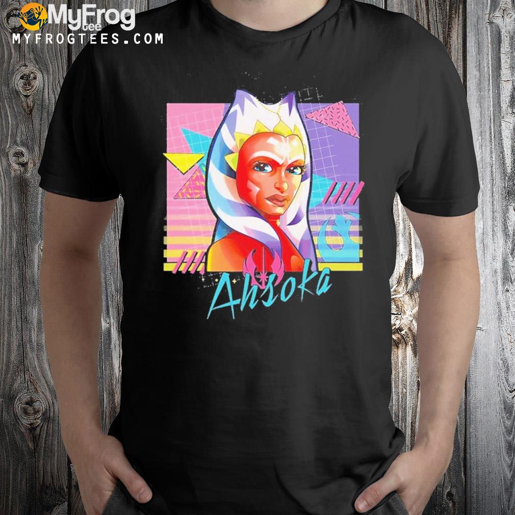 Star Wars Ahsoka Retro Neon Poster Shirt