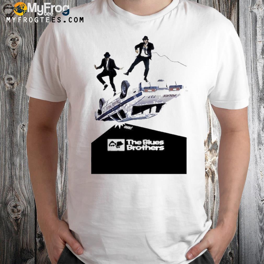 The blues brothers police car t-shirt