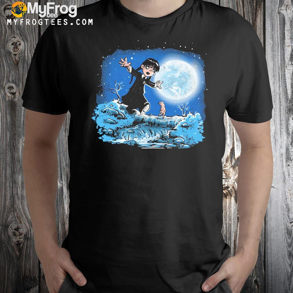 Thing and Wednesday Wednesday Addams t-shirt