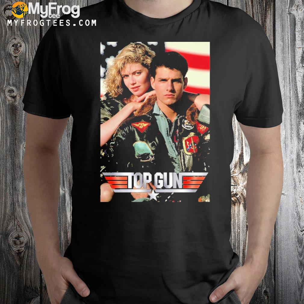 Top gun Kelly McGillis and Tom Cruise t-shirt