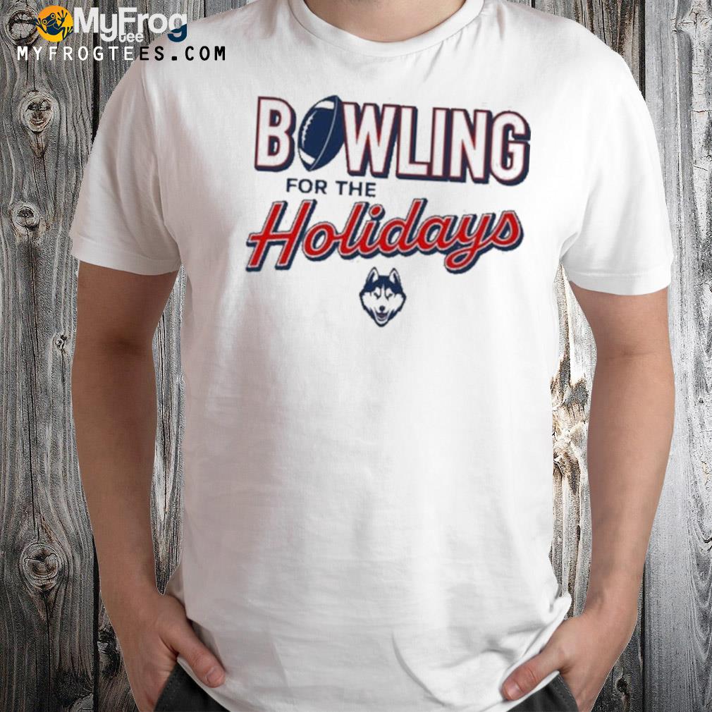 Uconn Huskies Merch Bowling For The Holidays T-Shirt