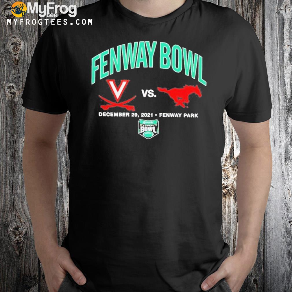 Virginia cavaliers vs smu mustangs 2022 fenway bowl dueling shirt