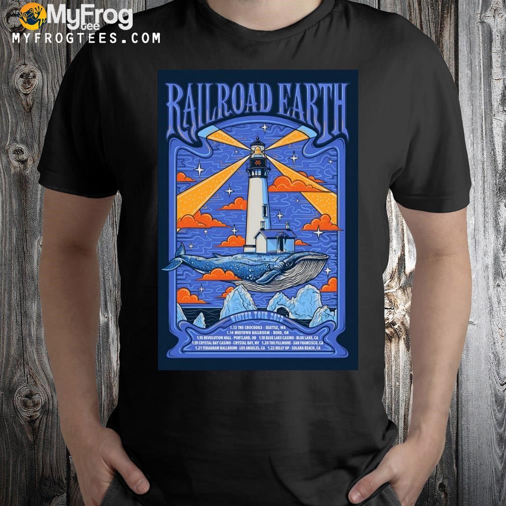Poster railroad earth tour 2023 shirt