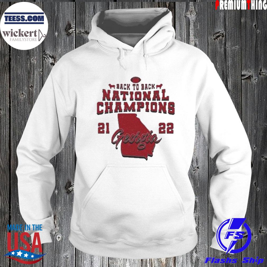 Back to back national champions 2021 2022 Georgia Bulldogs s Hoodie