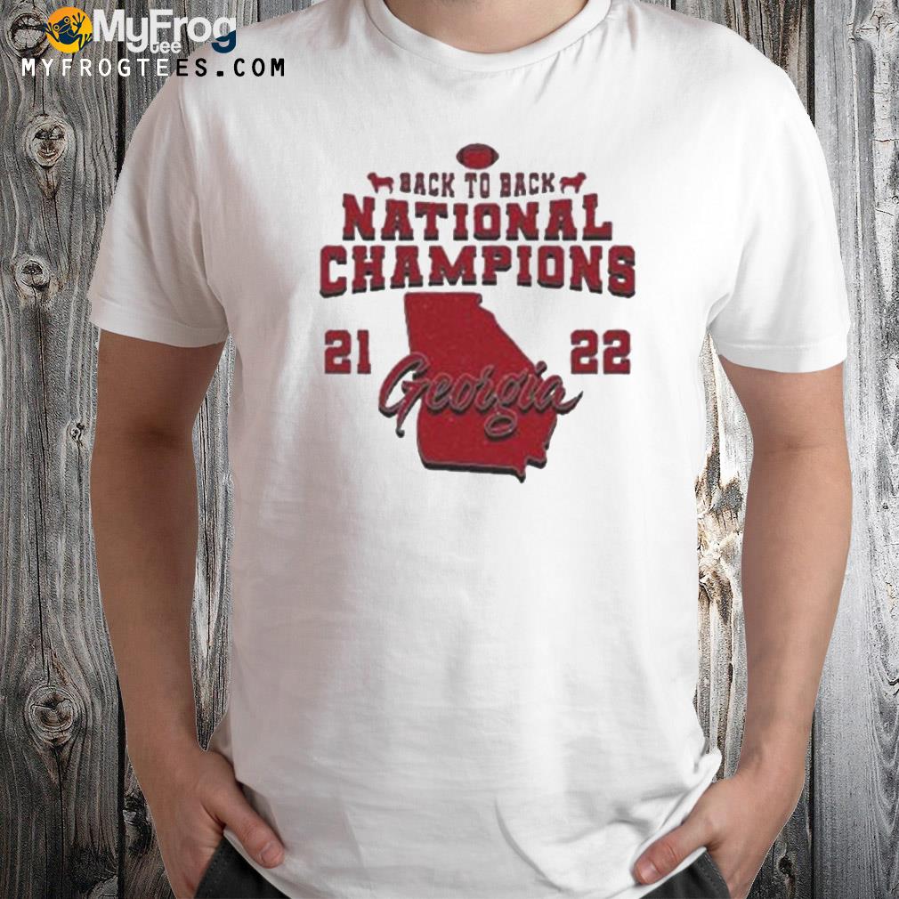 Back to back national champions 2021 2022 Georgia Bulldogs shirt