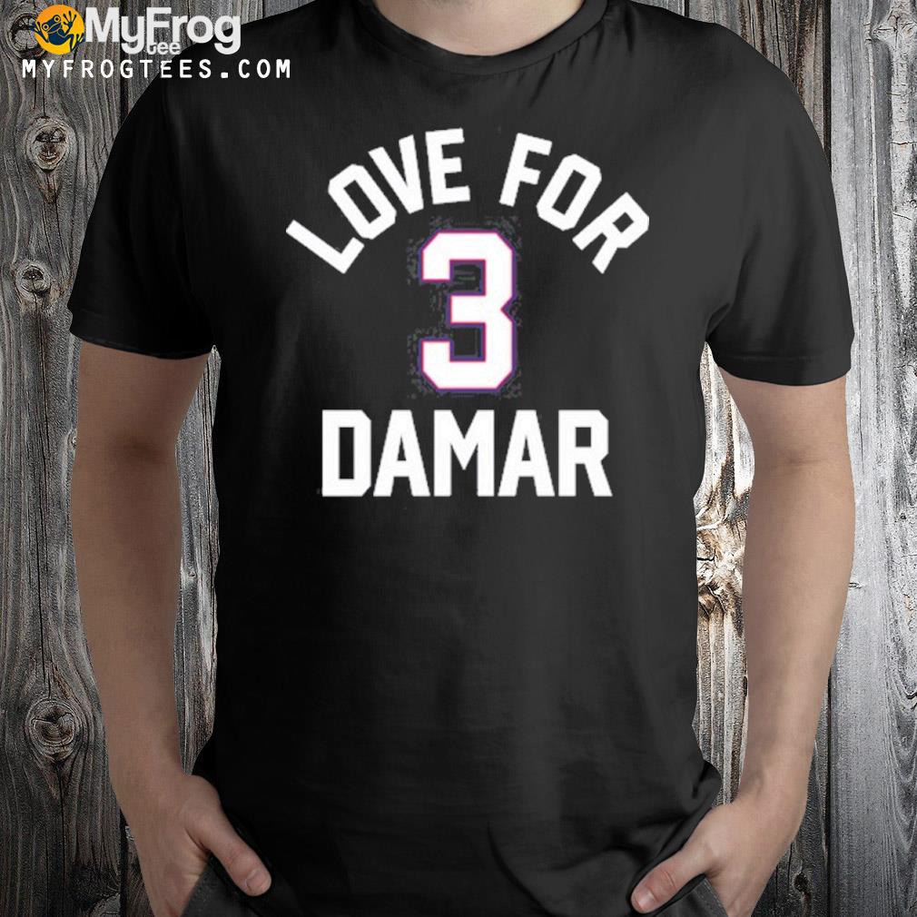 Love for 3 damar raiders and Chiefs love for damar shirt