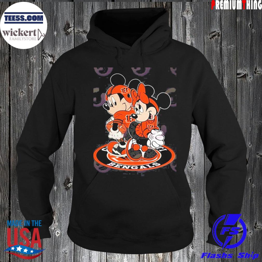 NFL Cincinnati Bengals Mickey & Minnie T-Shirt Hoodie