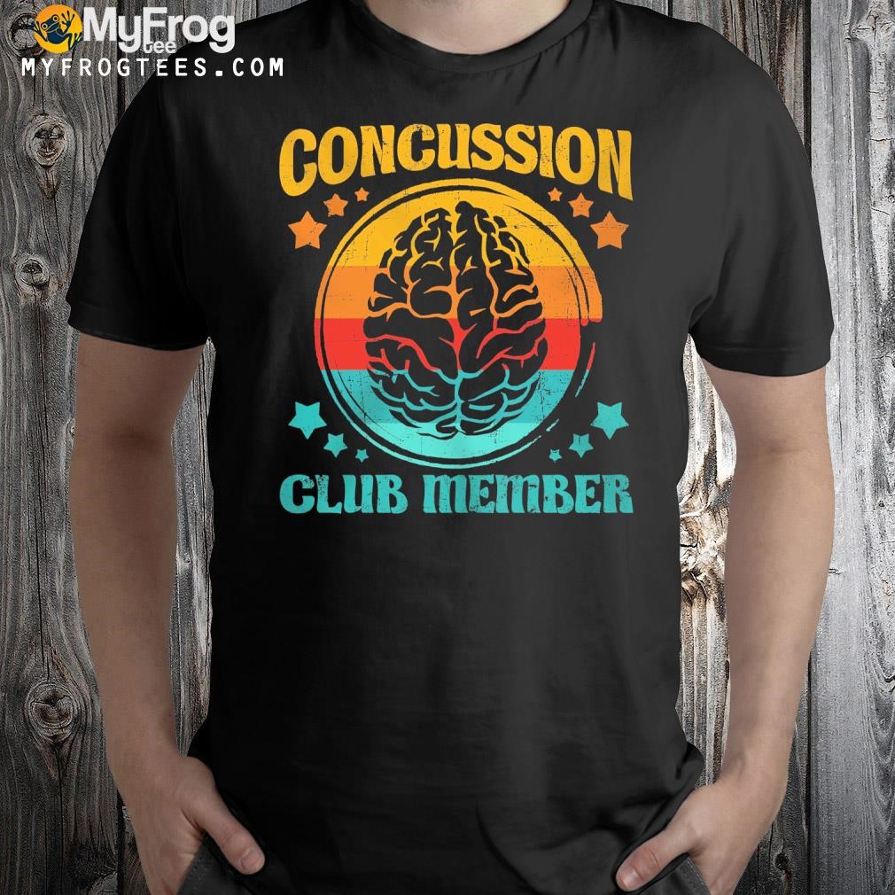 Concussion club member vintage shirt