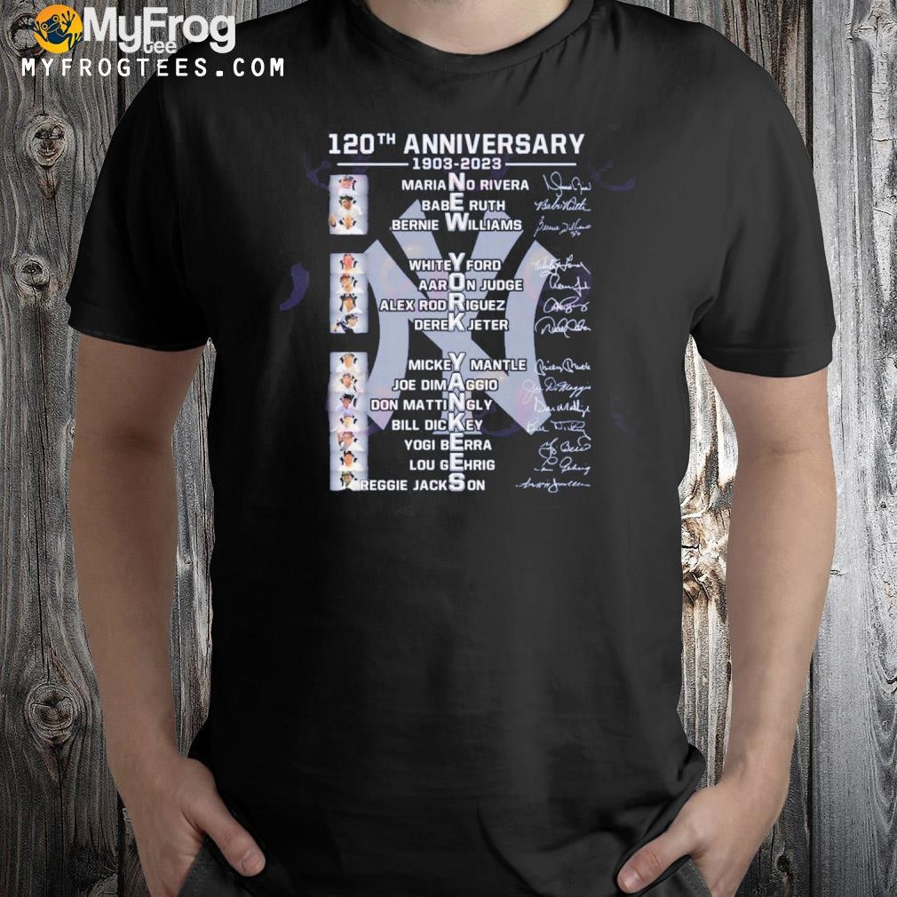 120th anniversary new york yankees shirt