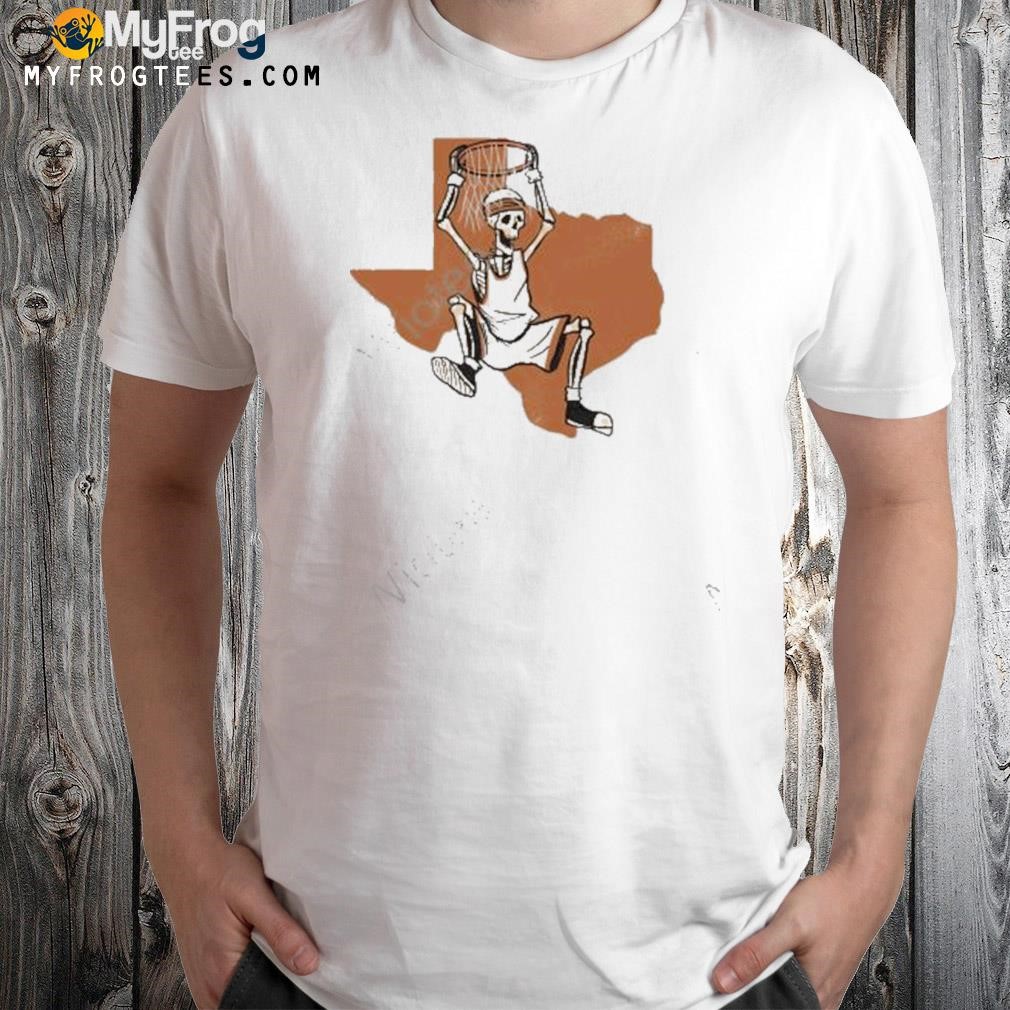 Austin basketball skeleton shirt