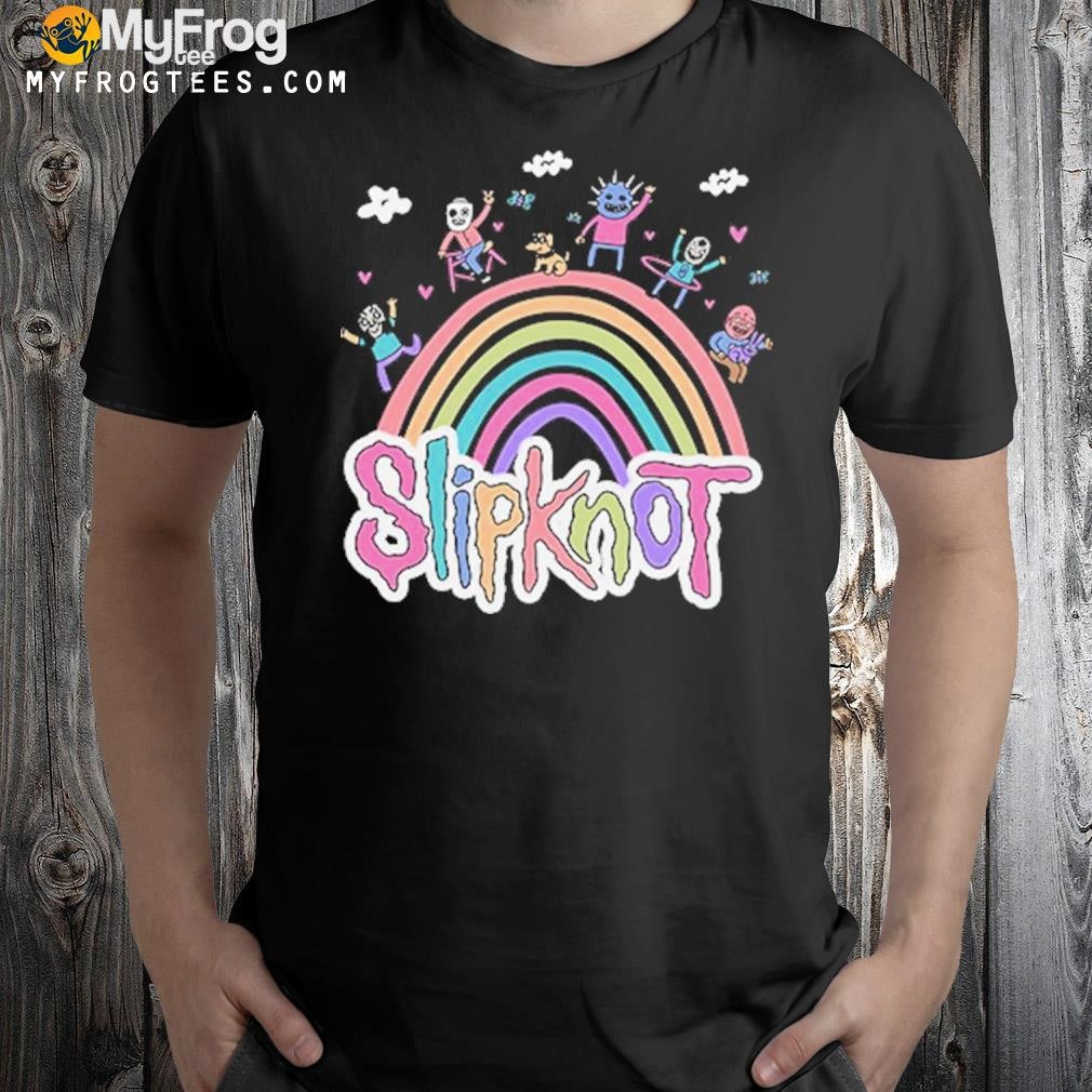 Cute Slipknot Rainbow Cartoon T-Shirt