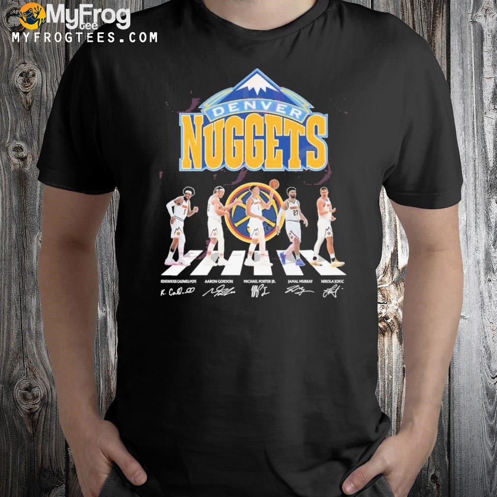 Denver Nuggets Members abbey load team player 2023 T-Shirt