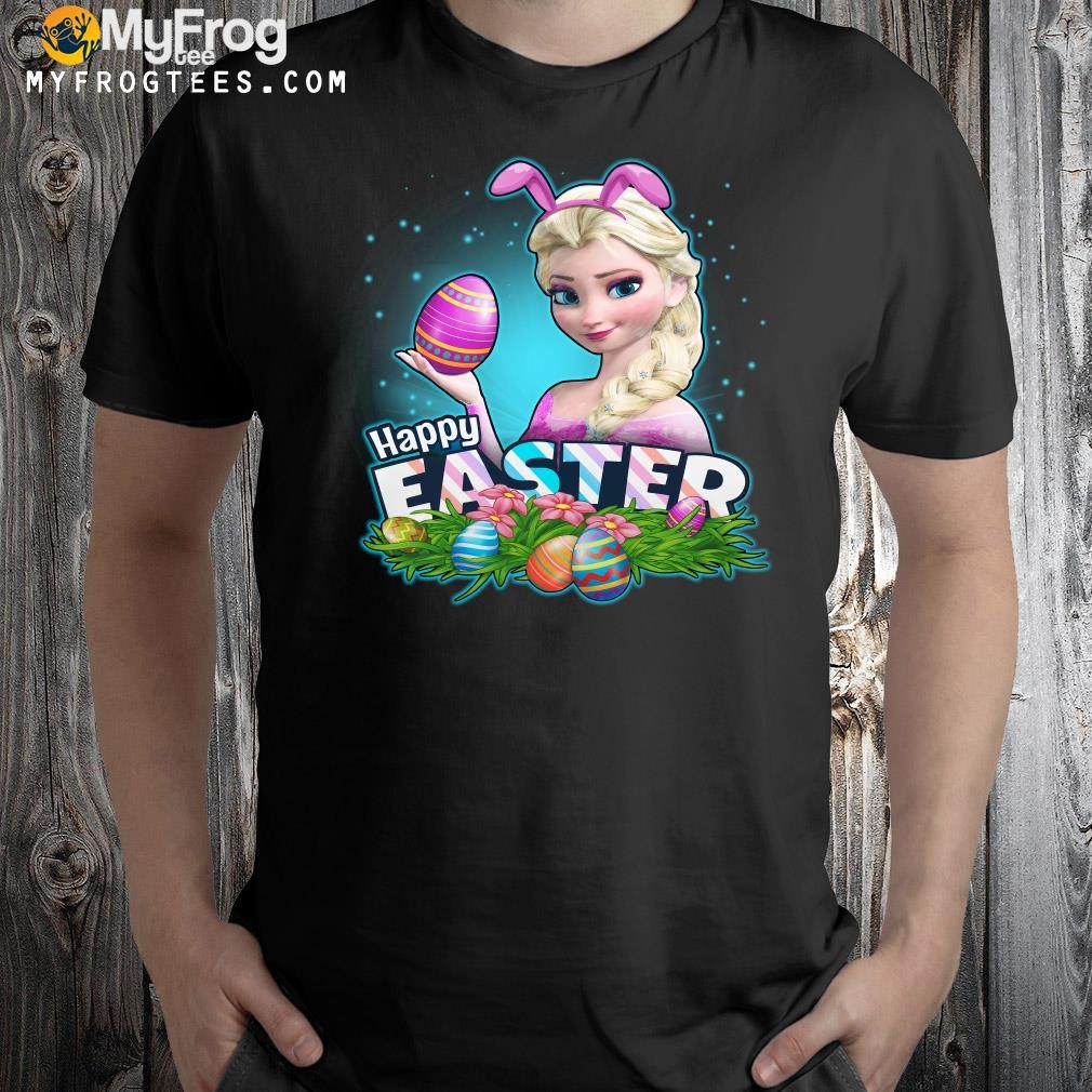 Happy Easter Day Egg Elsa Ladies Disney 2023 Shirt