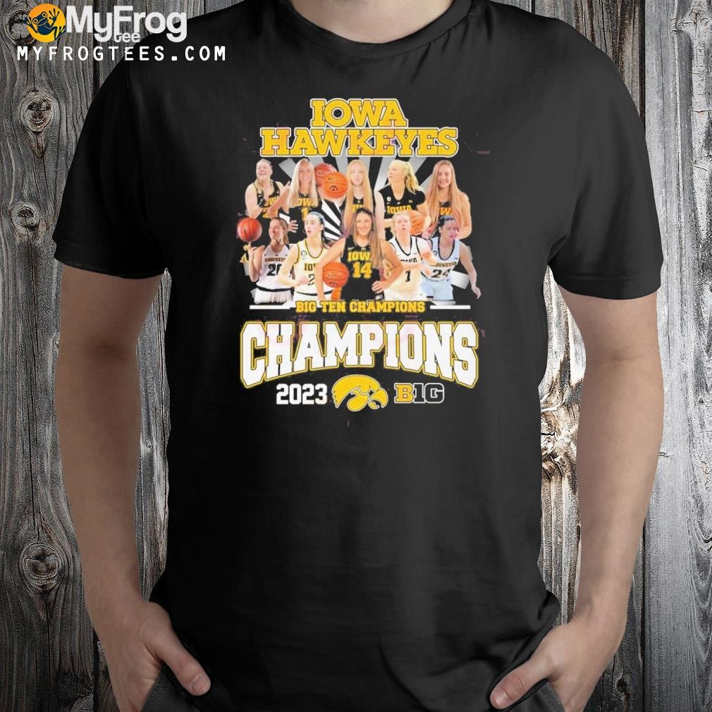 Iowa Hawkeyes Bigten Champions 2023 T-Shirt