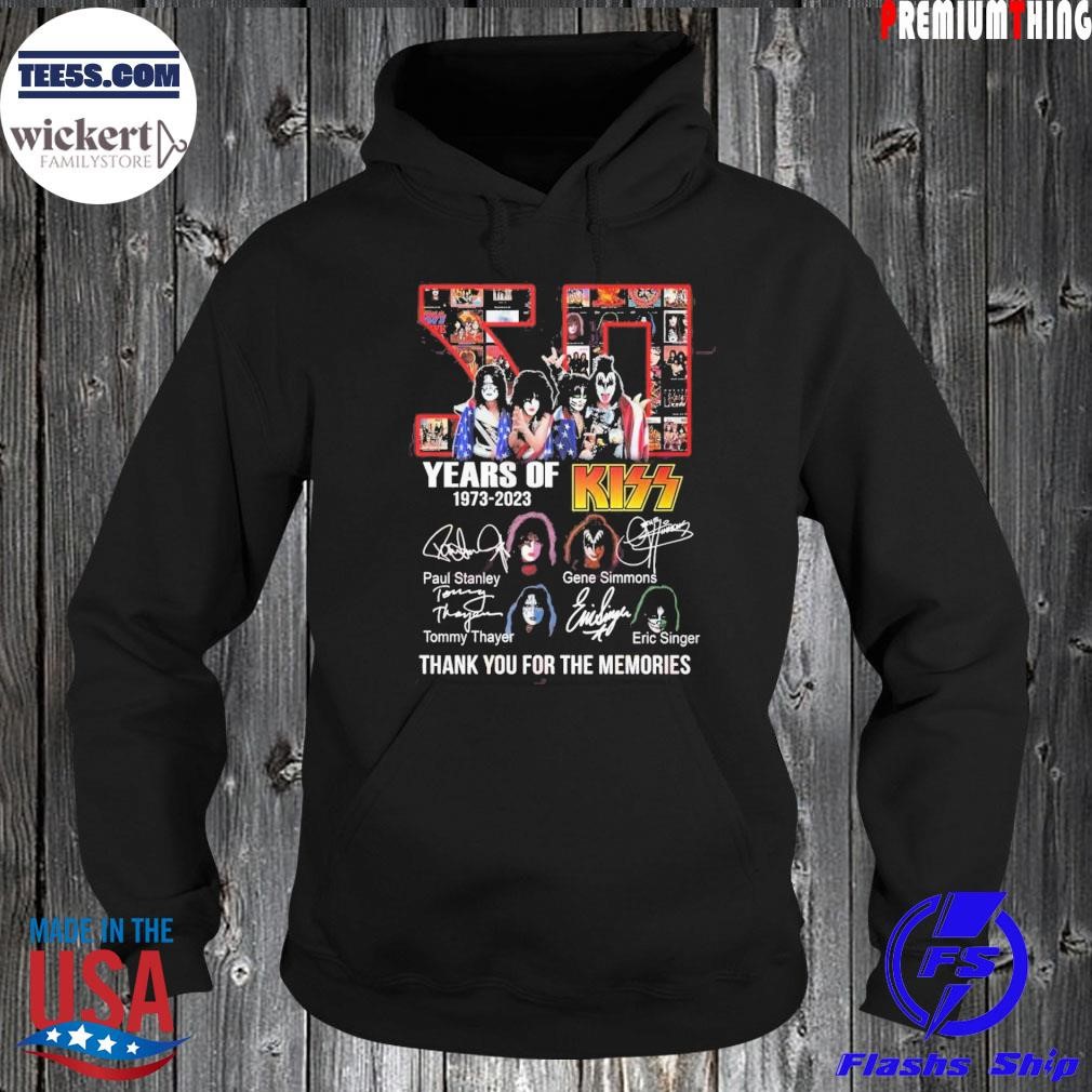Kiss Band 50 Years Of 1973 – 2023 Thank You For The Memories Hoodie.jpg