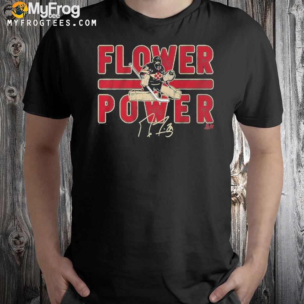 Marcandré fleury flower power shirt