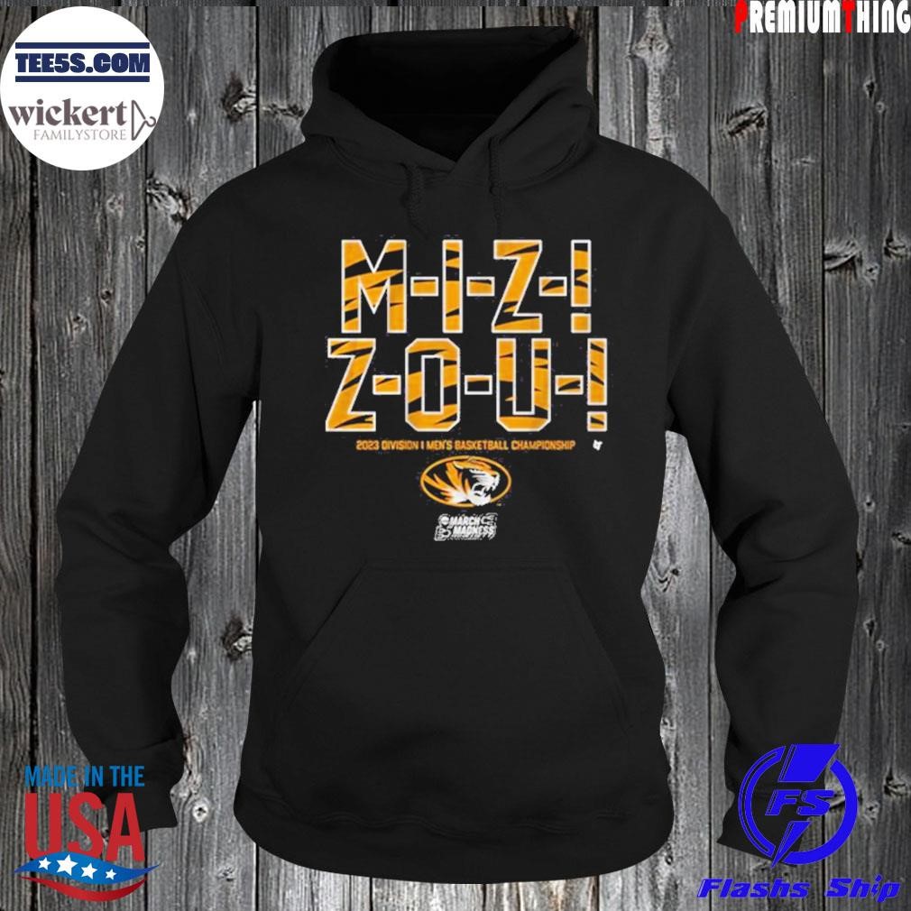 Missouri basketball miz zou 2023 division men's basketball champions march madness shirt Hoodie.jpg